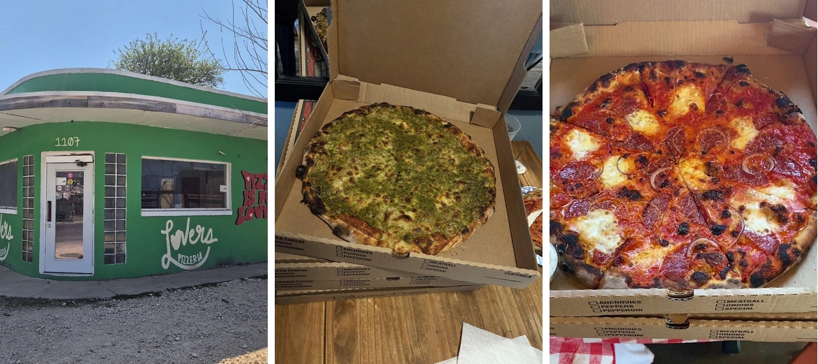 Lovers Pizzeria Menu